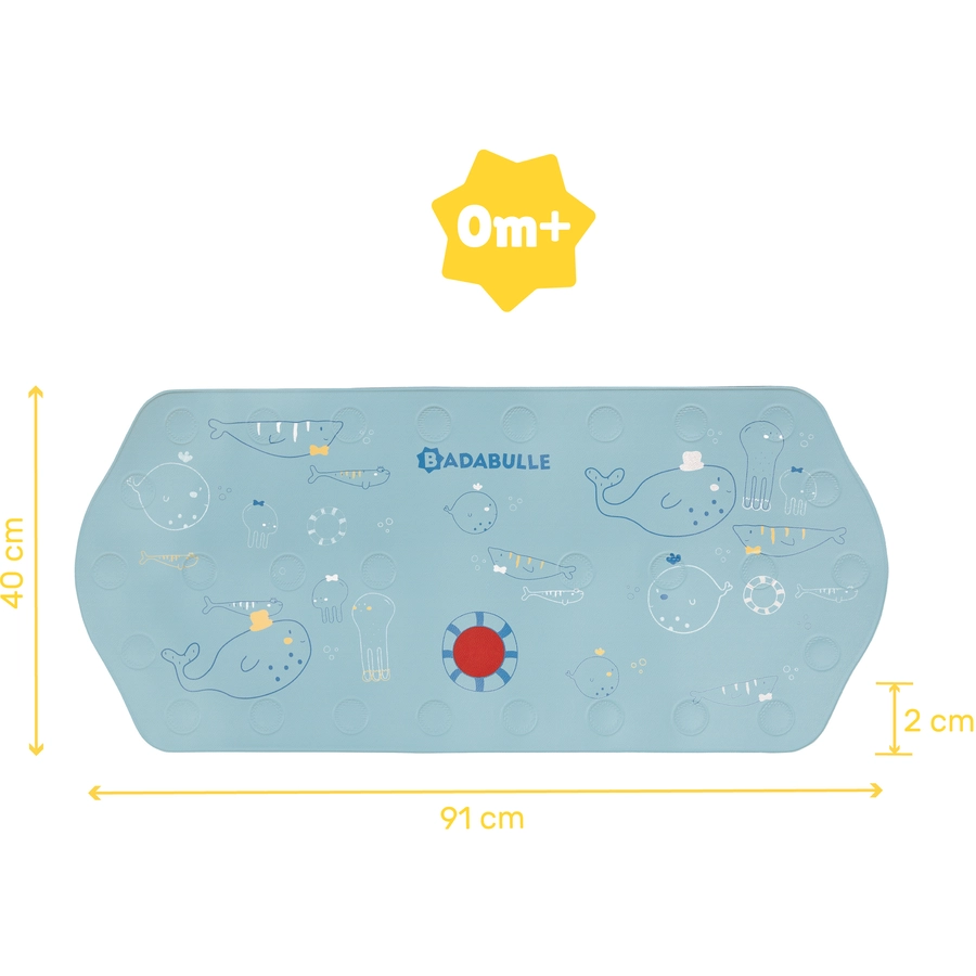 badabulle Badematte XXL mit Thermometer Meerestiere