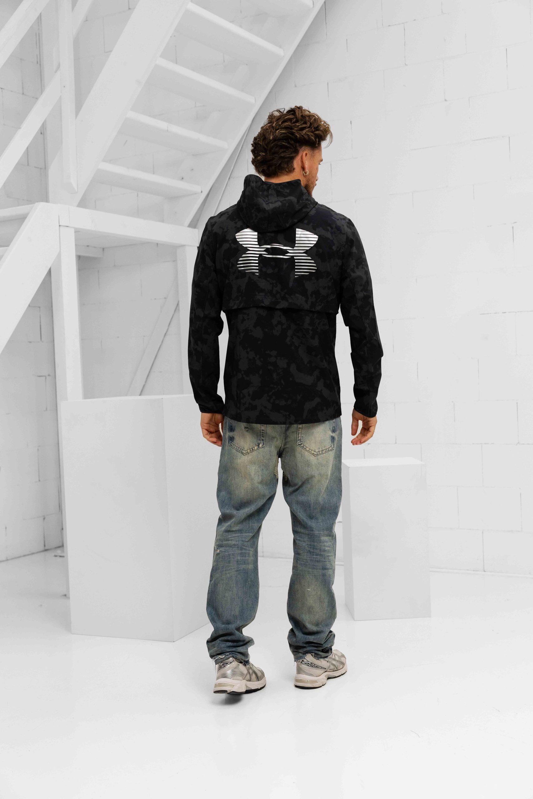 Under Armour Velociti Pro Storm Jack Heren Donkergrijs/Zwart