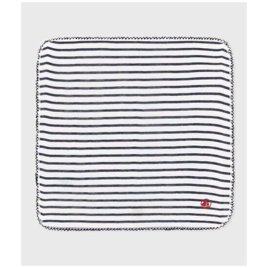 Mouchoir bébé en gaze   Marshmallow/Smoking        de               Petit Bateau