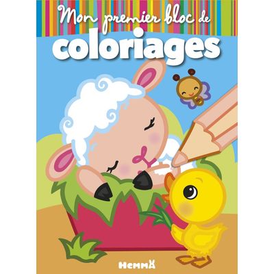 Mon premier bloc de coloriages - La ferme - Mouton