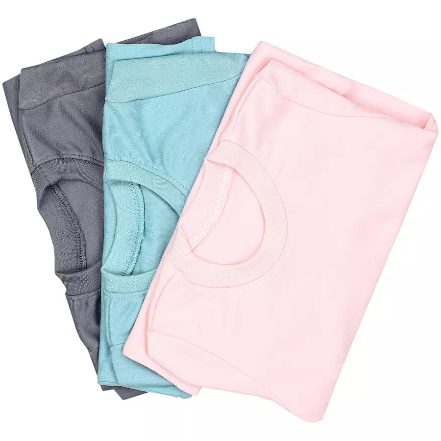 TupTam Mädchen  Langarmshirt 3er Pack rosablau