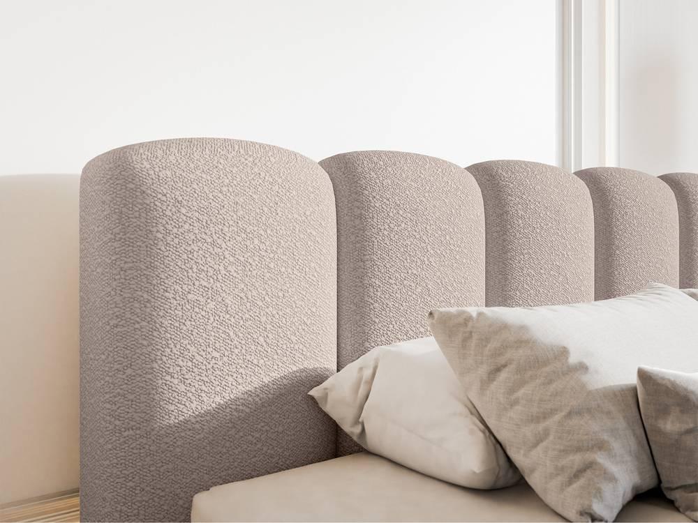 NADUVI Collection Bedframe Chloe II bouclé met opbergruimte 180 x 200