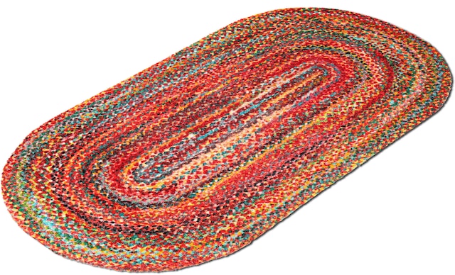wash+dry by Kleen-Tex Fussmatte »Wovells« oval 9 mm Höhe Schmutzfangmatte, rutschhemmend, In- und Outdoor geeignet, waschbar