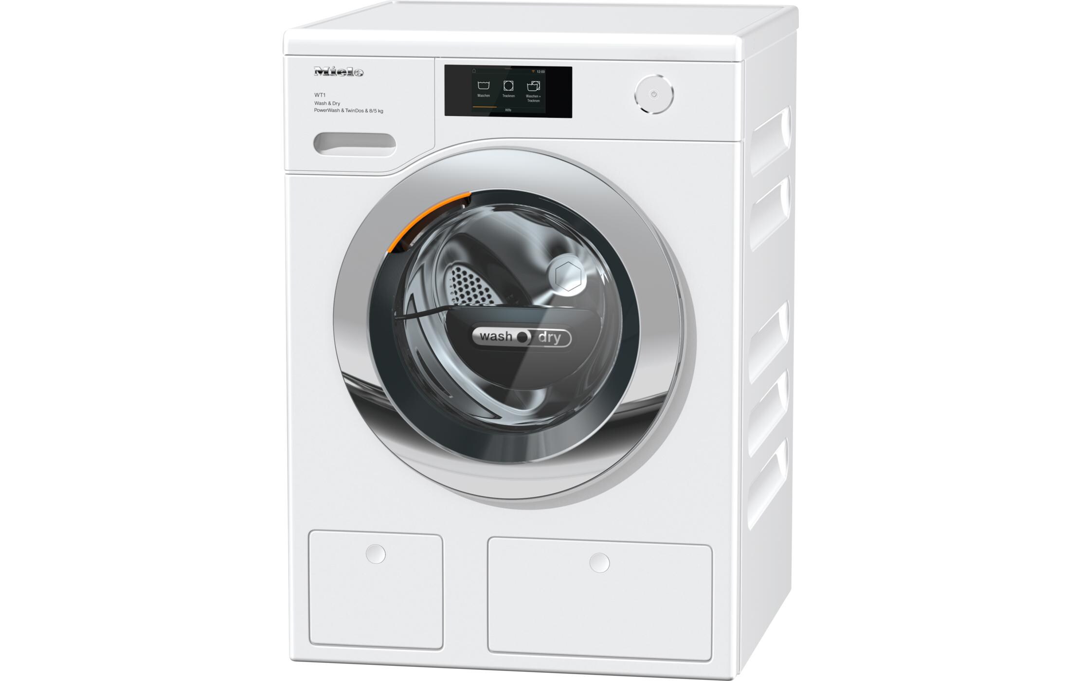 Waschtrockner WTR 800-60 CH 8 kg / 5 kg<br>Tumbler zum Waschen und Trocknen in einem