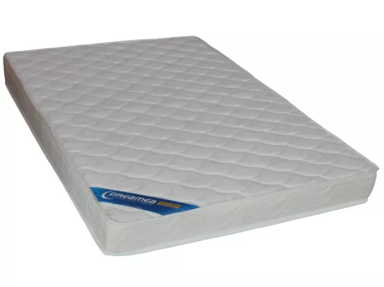 Ensemble 140 x 190 cm sommier coffre blanc + matelas mousse ép.15cm - ZEUS de YSMÉE