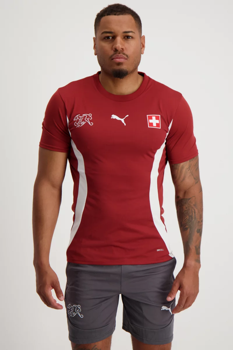 Puma Schweiz Prematch Herren T-Shirt