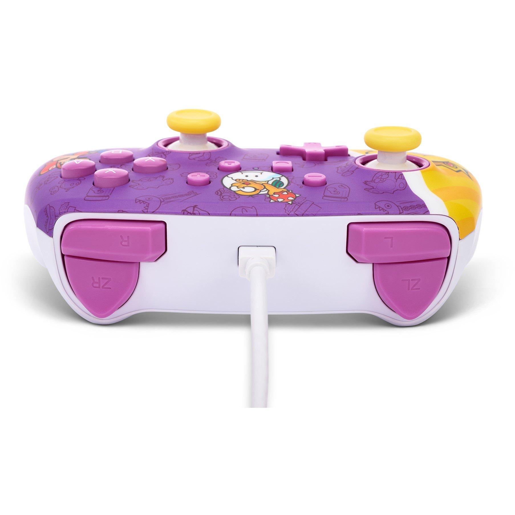 PowerA Enhanced Wired Controller for Nintendo Switch Princess Peach Battle