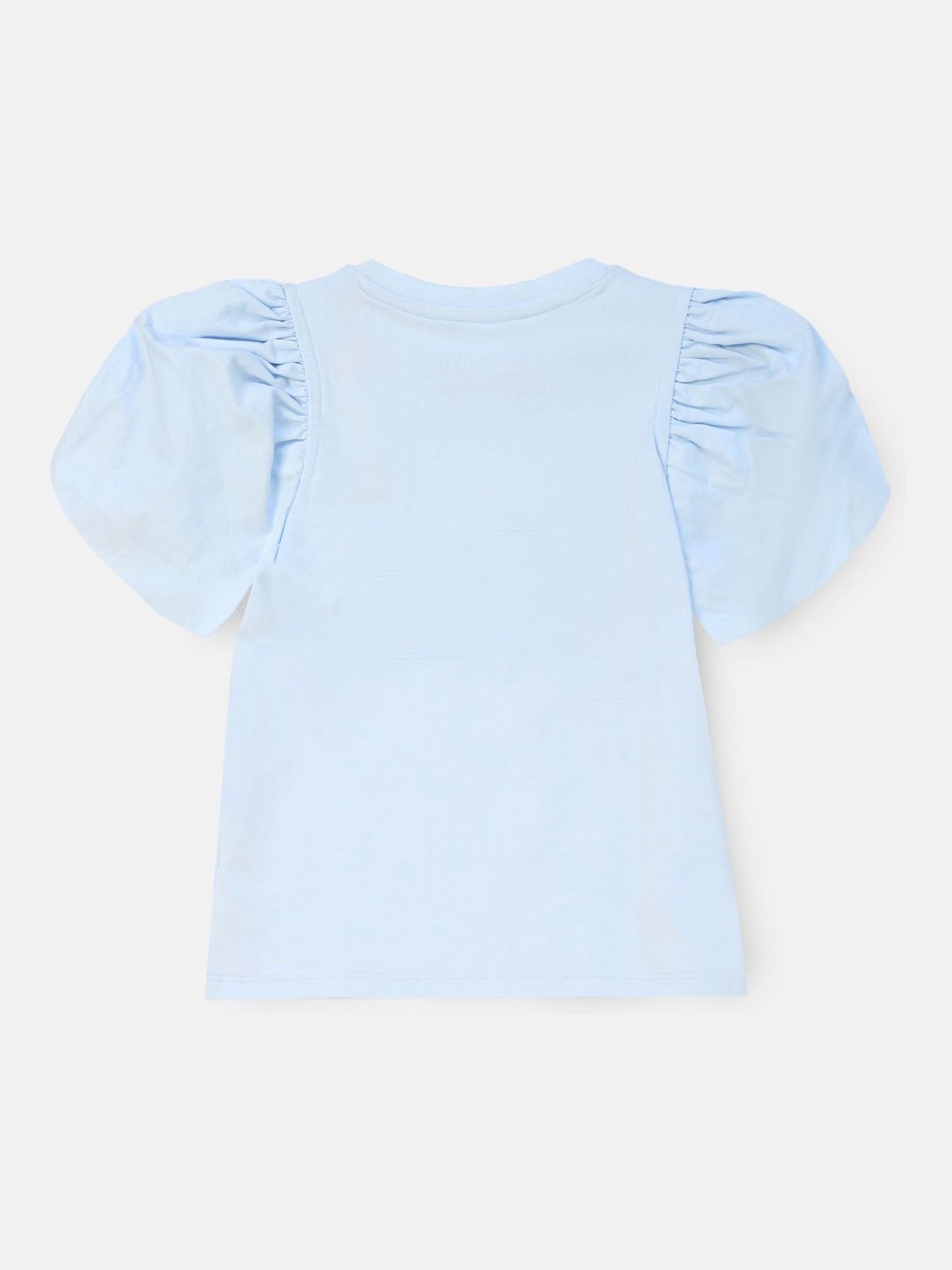 Blauw - Angel & Rocket Aofie T-shirt met strik