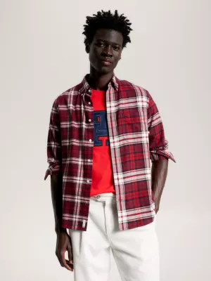 Camisa Tommy Tartan Blocked Regular Fit