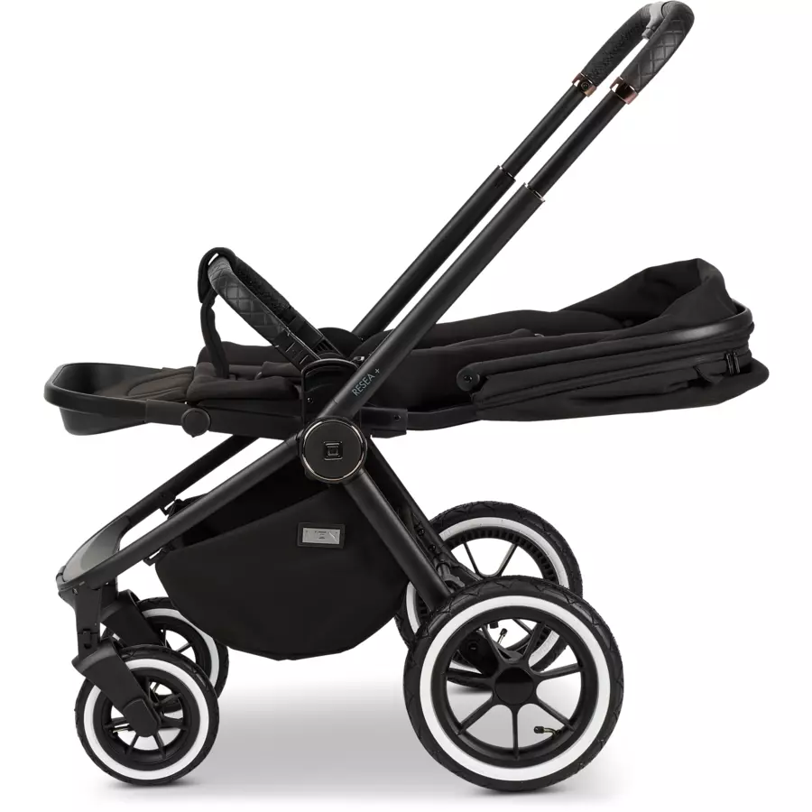MOON Kombikinderwagen Resea Edition+ blackblack matt