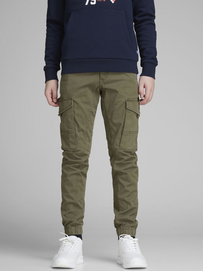 Jack & Jones JJIPAUL JJFLAKE AKM 542 OLIVE N NOO Olive night