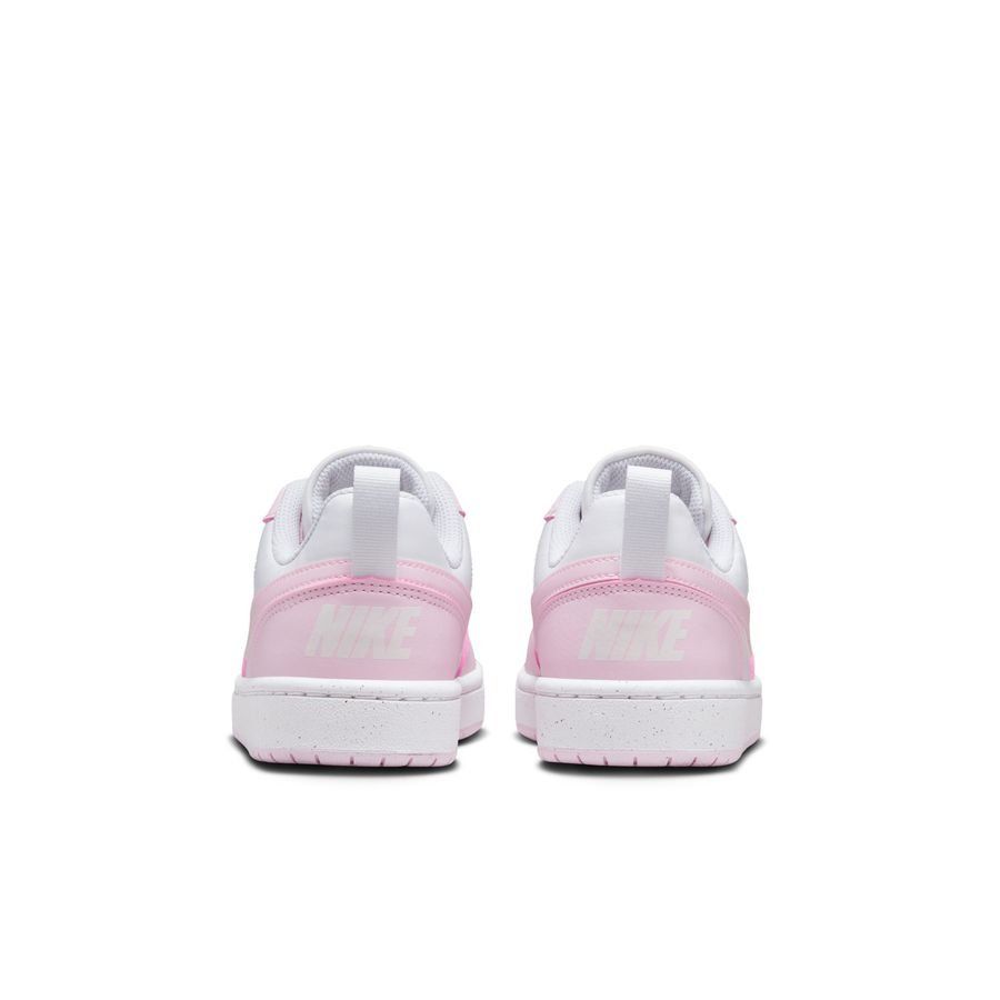 Nike Court Borough Low Recraft - Blanc/Rose Enfant