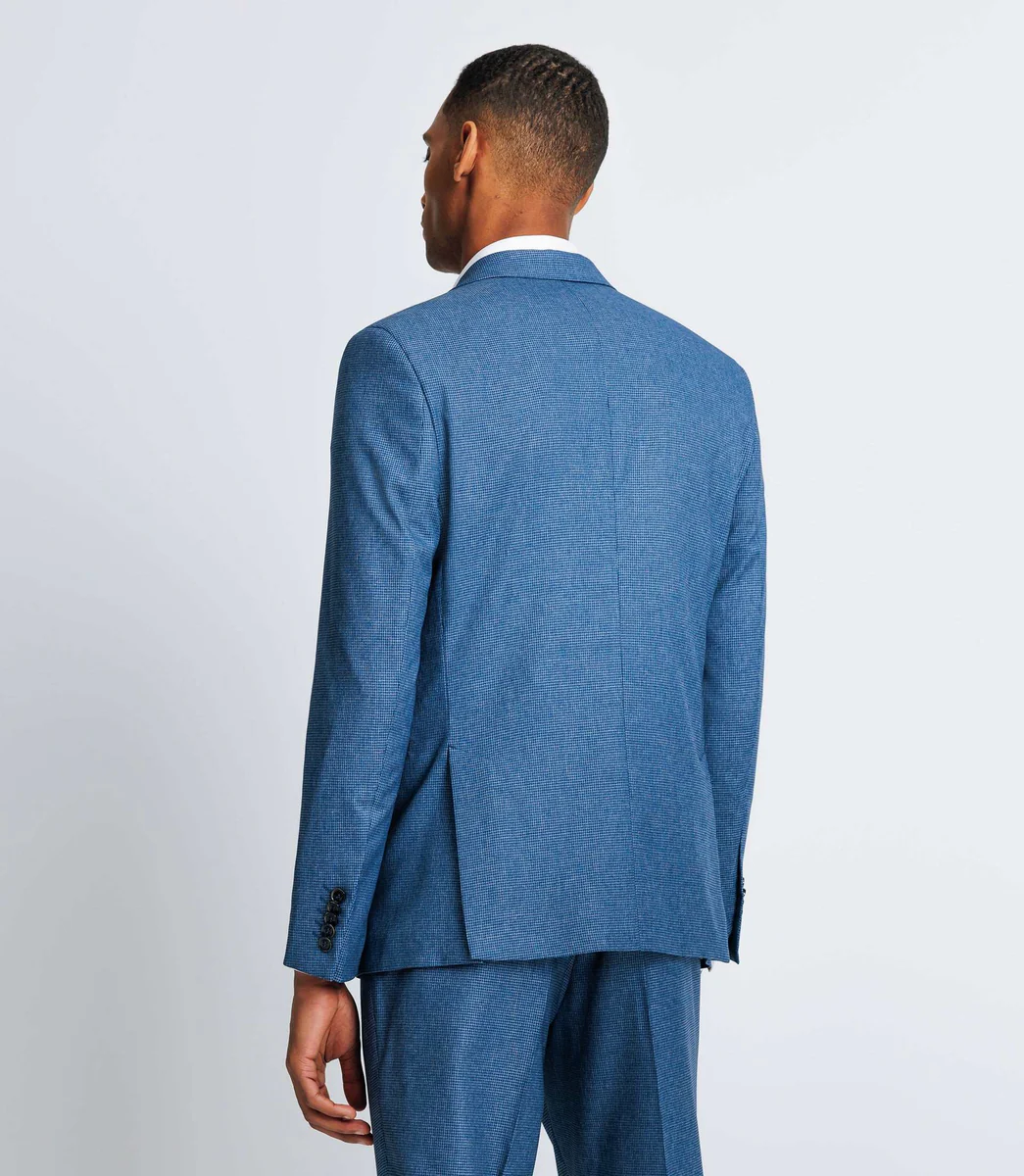 Veste ville séparable bleu effet denim
