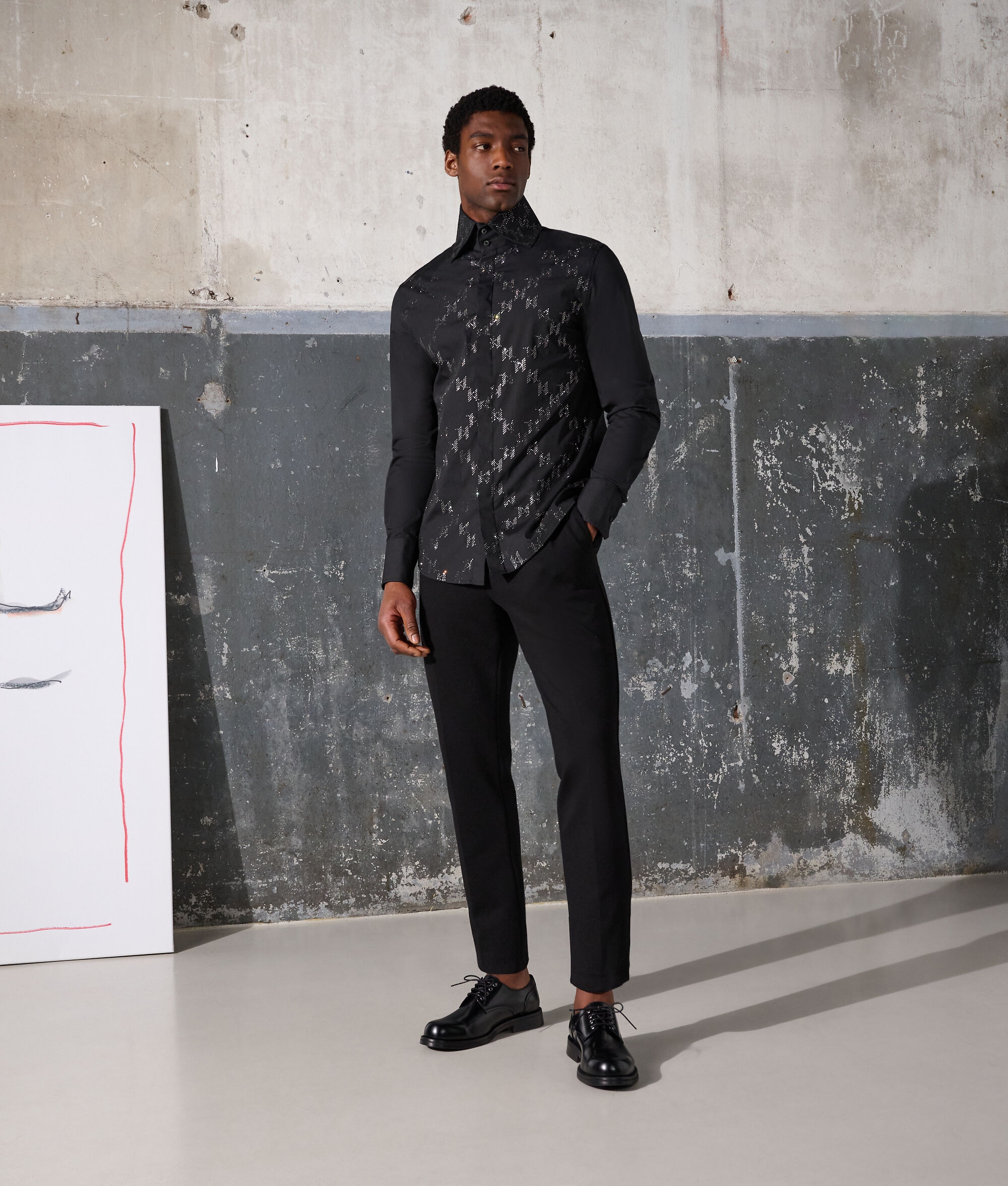 CHEMISE KL MONOGRAM SÉLECTIONNÉE PAR HUN KIM