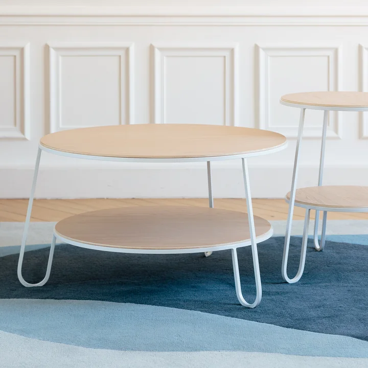 Hartô - Serge Teppich, blau / grün