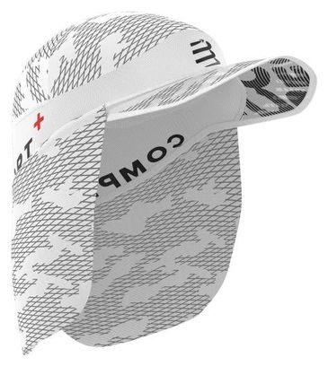 Casquette Compressport Ice Cap Sun Shade Blanc Unisex
