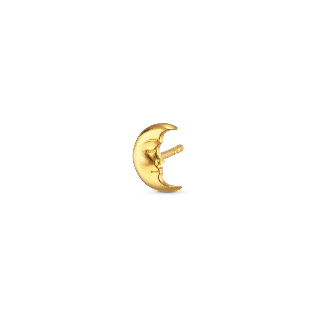 Polar Jewelry  New Moon ørering - forgyldt