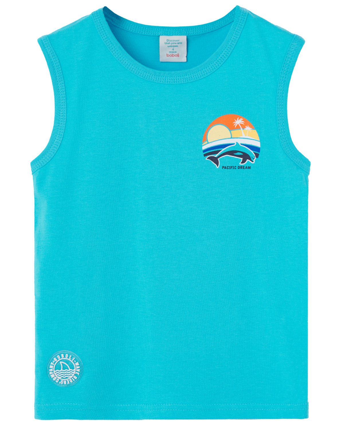 Tanktop BEACH in hellblau