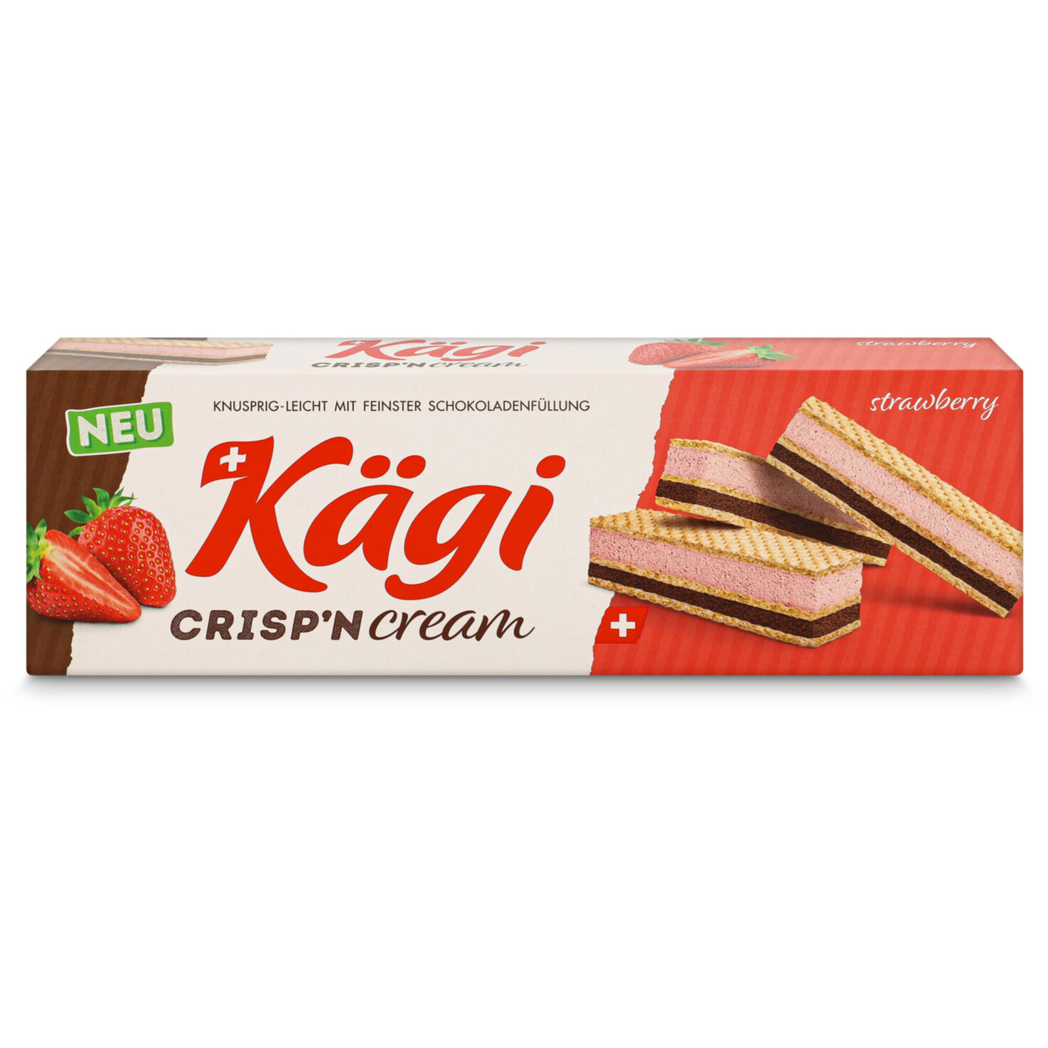 Kägi Crisp'n Cream Strawberry
