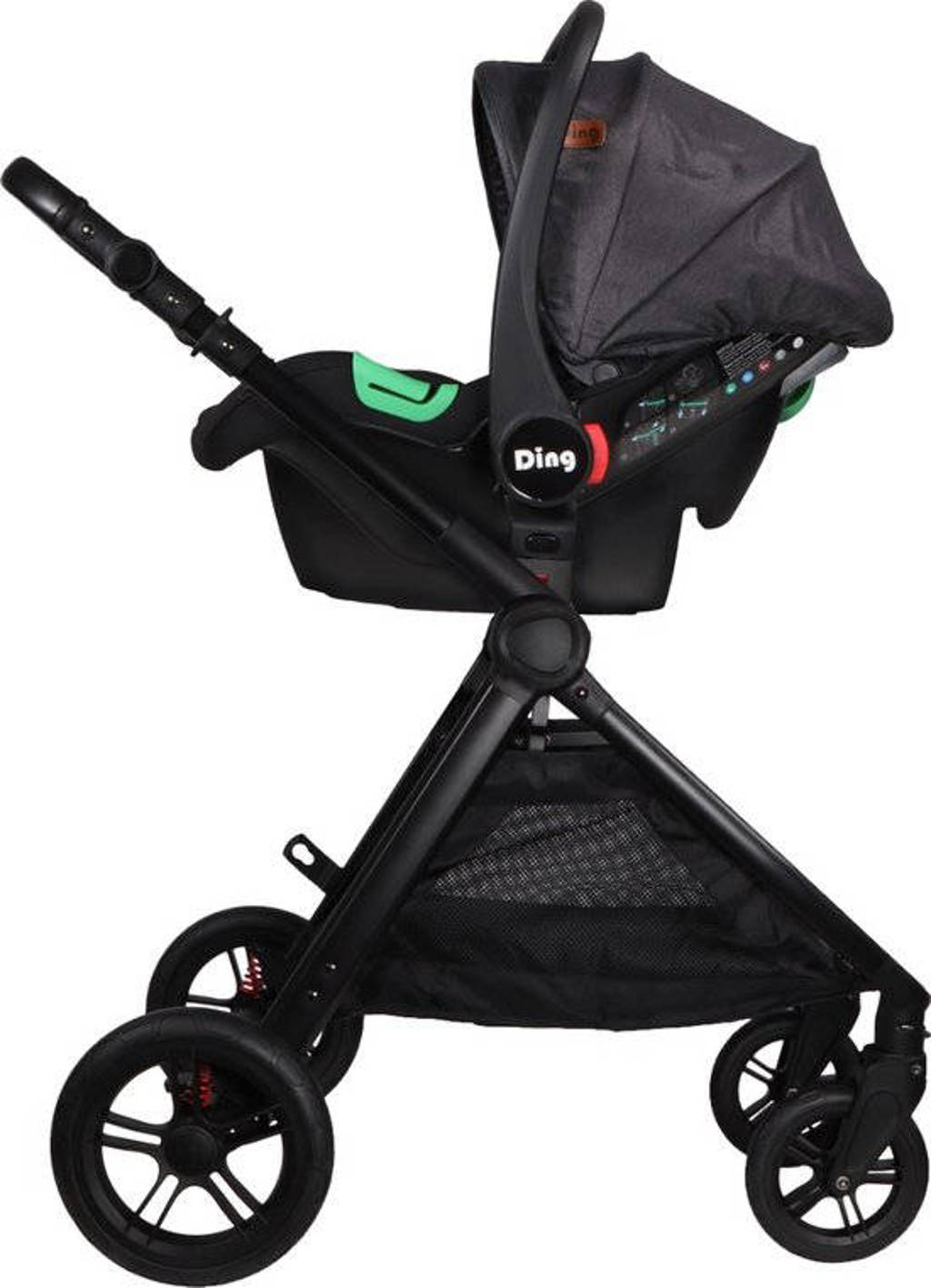 3-in-1 Stroller - Liam - Black/Black