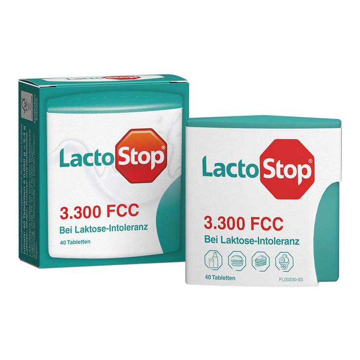 Lactostop 3.300 FCC Tabletten Klickspender, 40 St