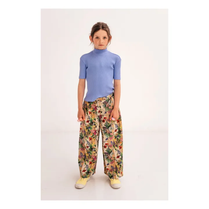 Repose AMS T-Shirt Coton Bio Côtelé | Lavande