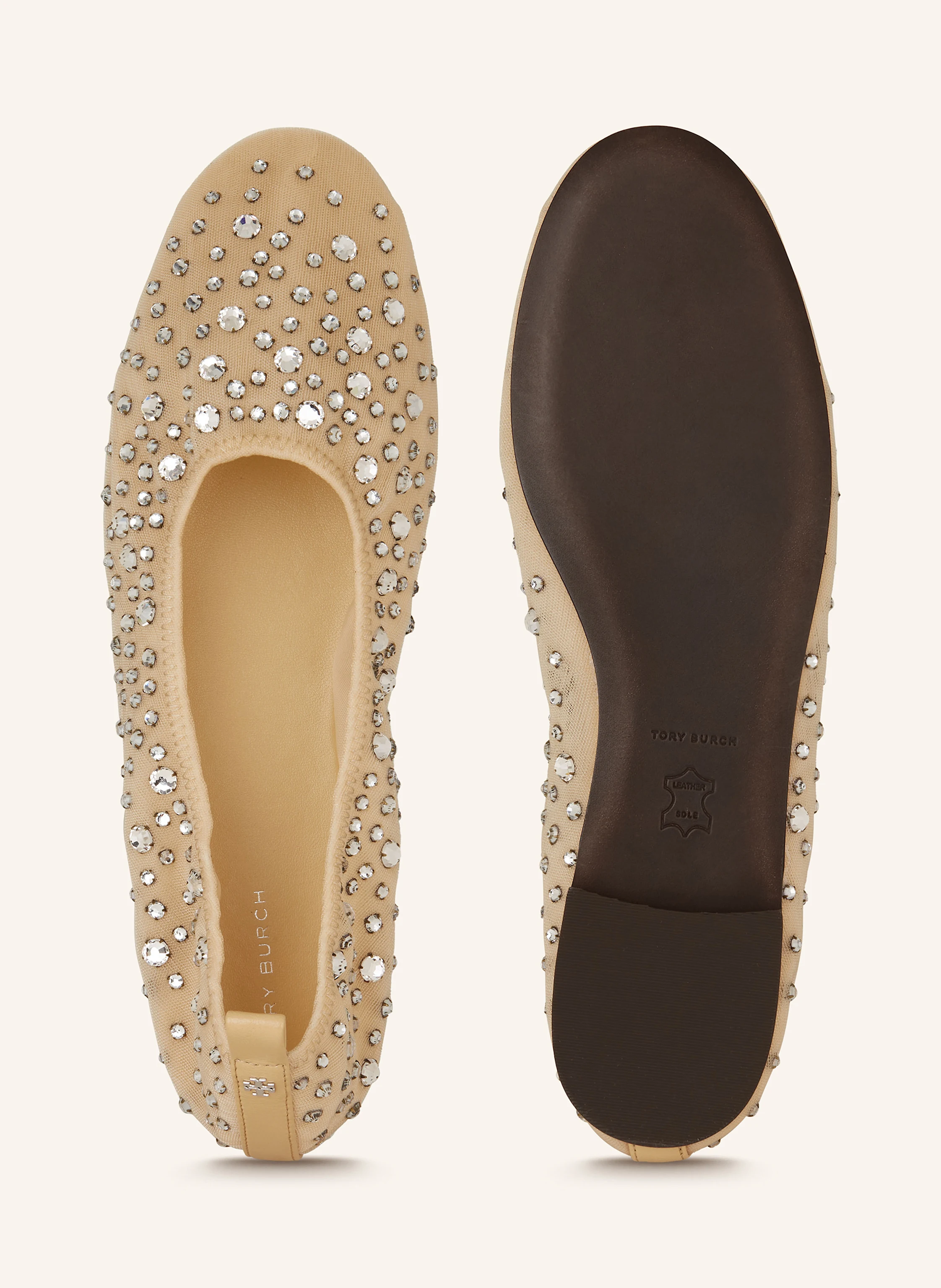 TORY BURCH Ballerinas CRYSTAL mit Schmucksteinen