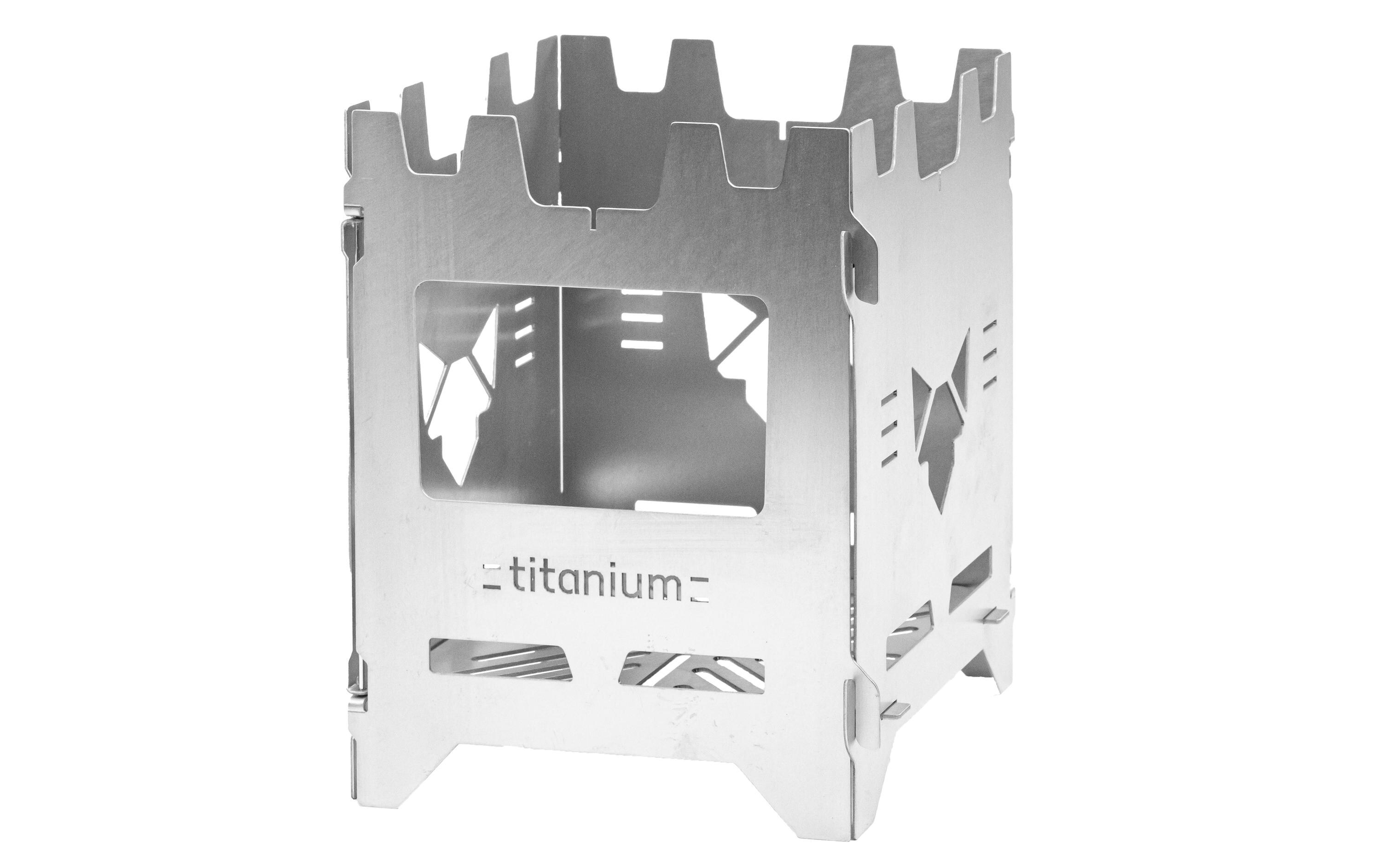 Campingkocher Hobo Premium, Titan<br>Multifunktionaler Kocher und Grill