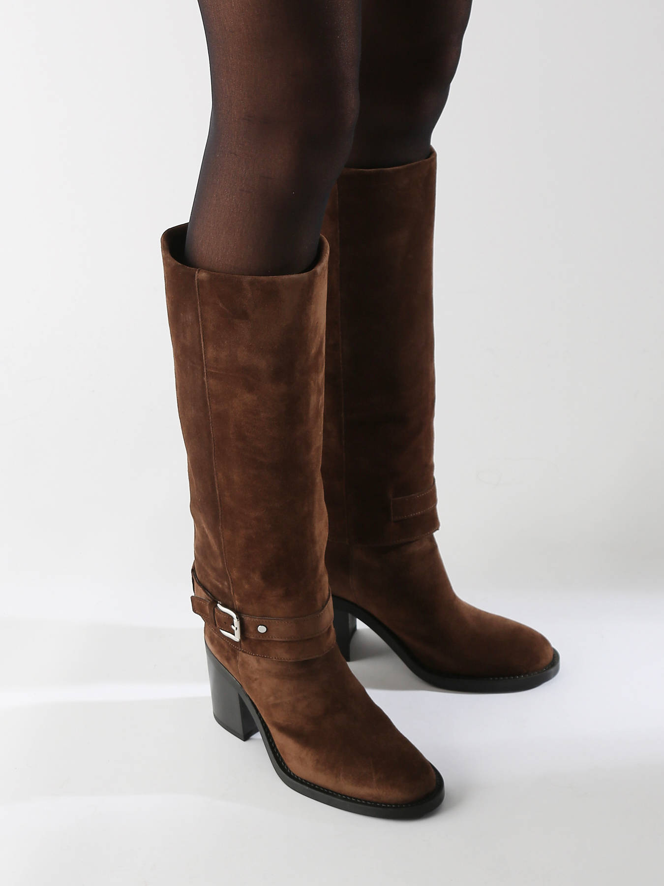 Bottes  talon Selena en cuir ALPE