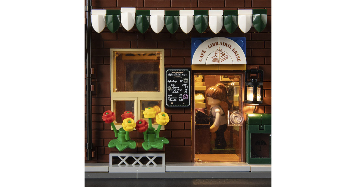 LumibricksTown Life - Book-Cafe Constructiespeelgoed  (F9031)