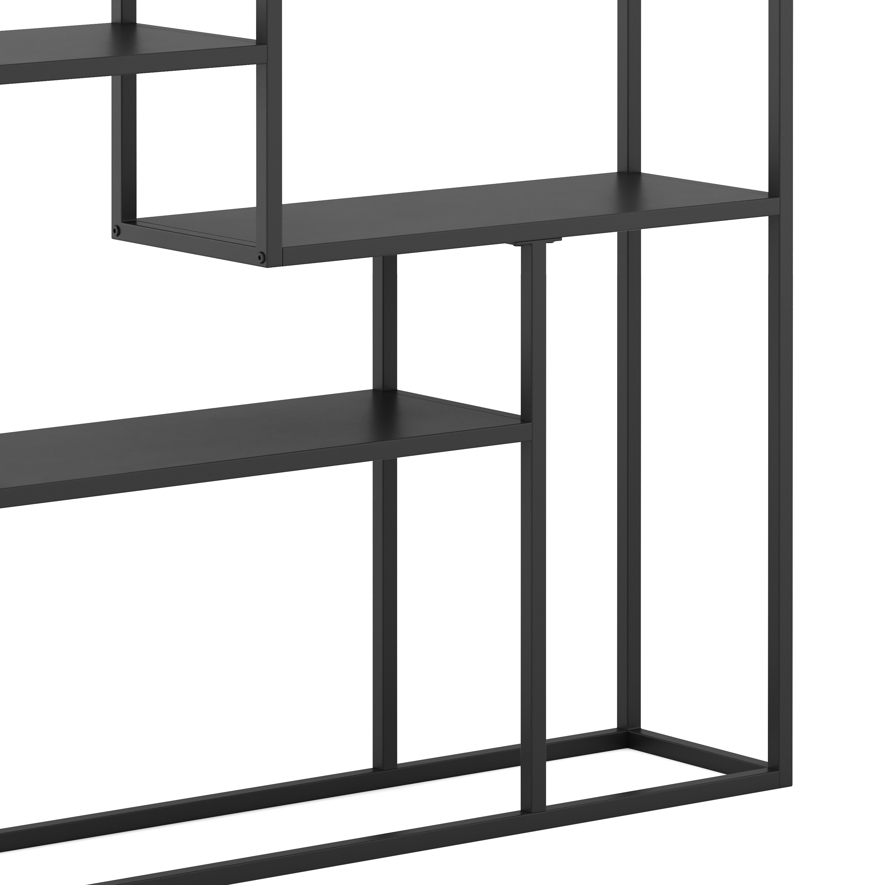 Wandregal Metall NITE 75 x 91 cm schwarz