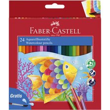 FABER-CASTELL Crayons couleur KINDER-AQUARELLE, étui carton