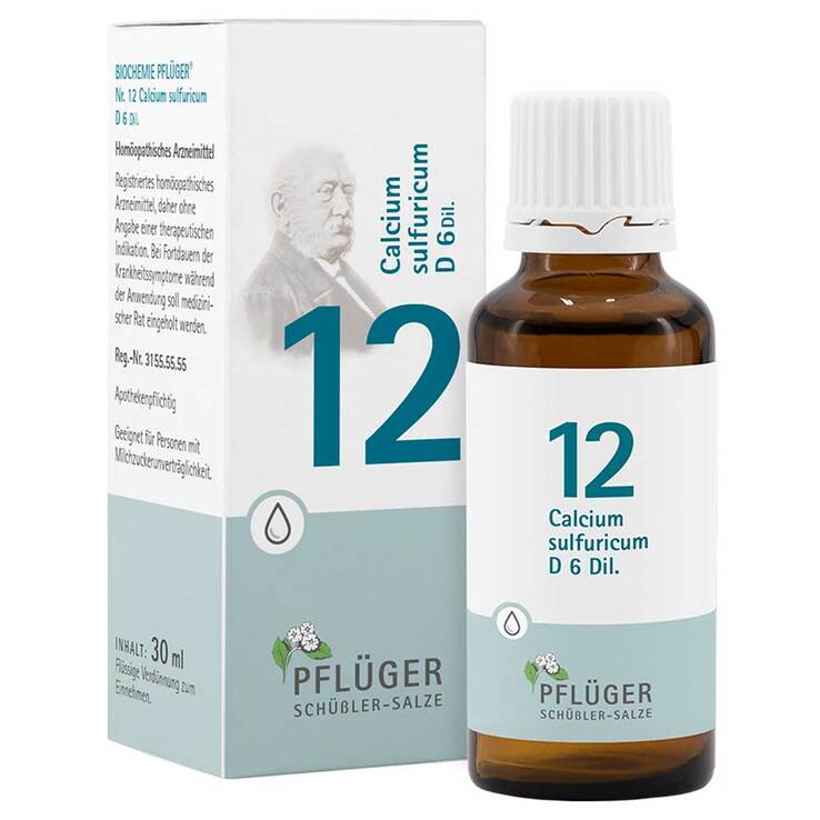 Biochemie Pflüger 12 Calcium sulfuricum D 6 Tropfen, 30 ml