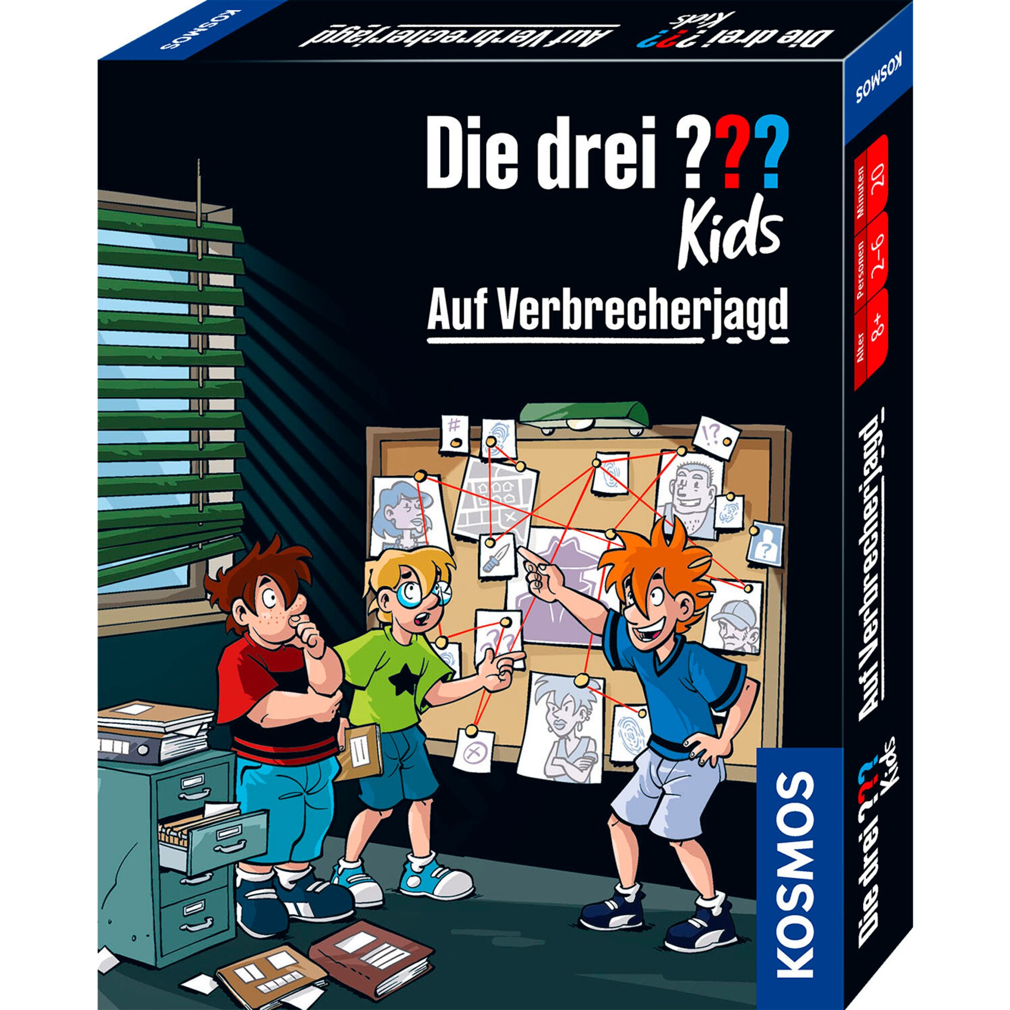 Kosmos Kartenspiel Die drei ??? Kids - Auf Verbrecherjagd