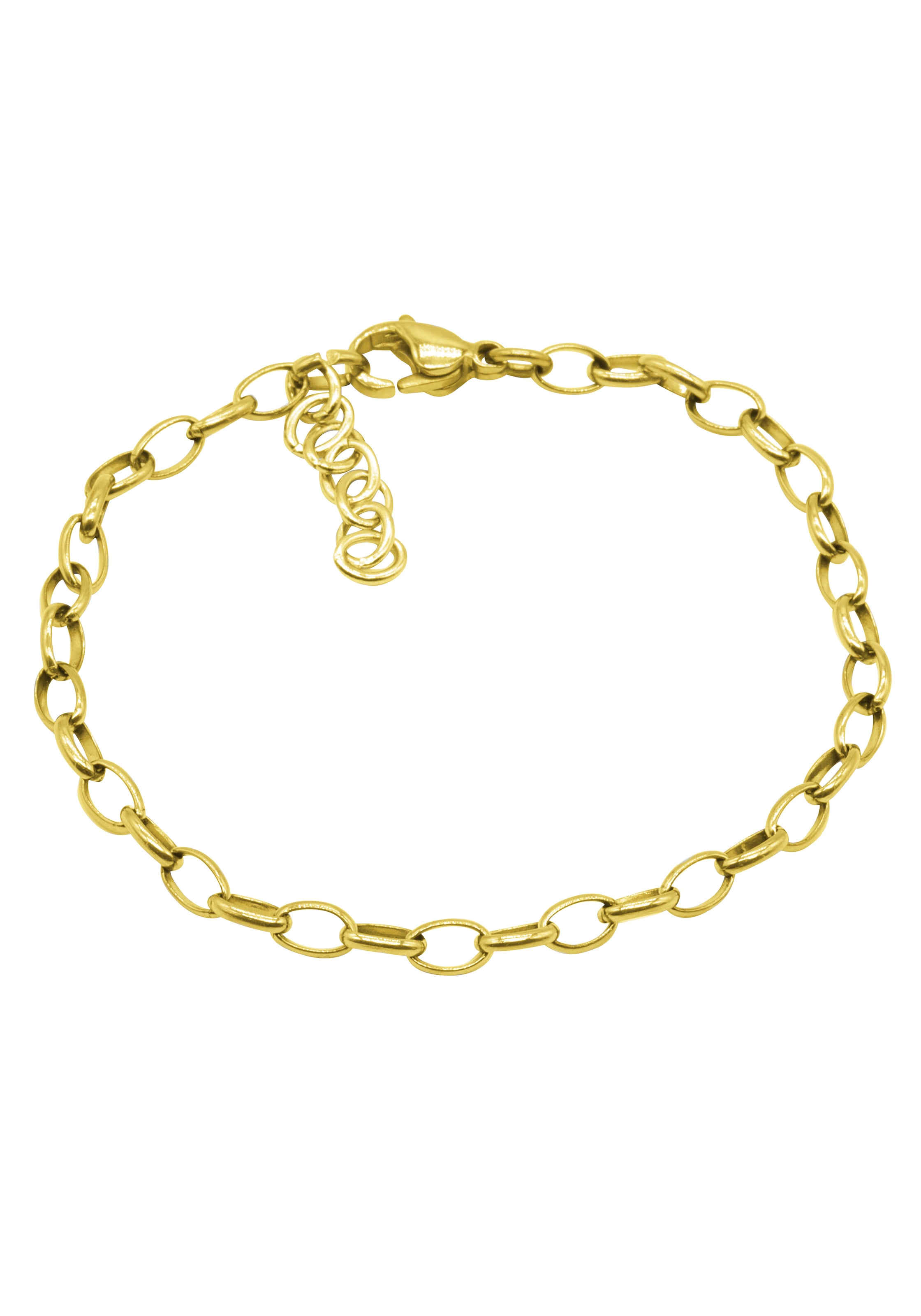 Firetti Edelstahlarmband »Schmuck Geschenk Ankerkettengliederung, 3,9 mm breit« Made in Germany