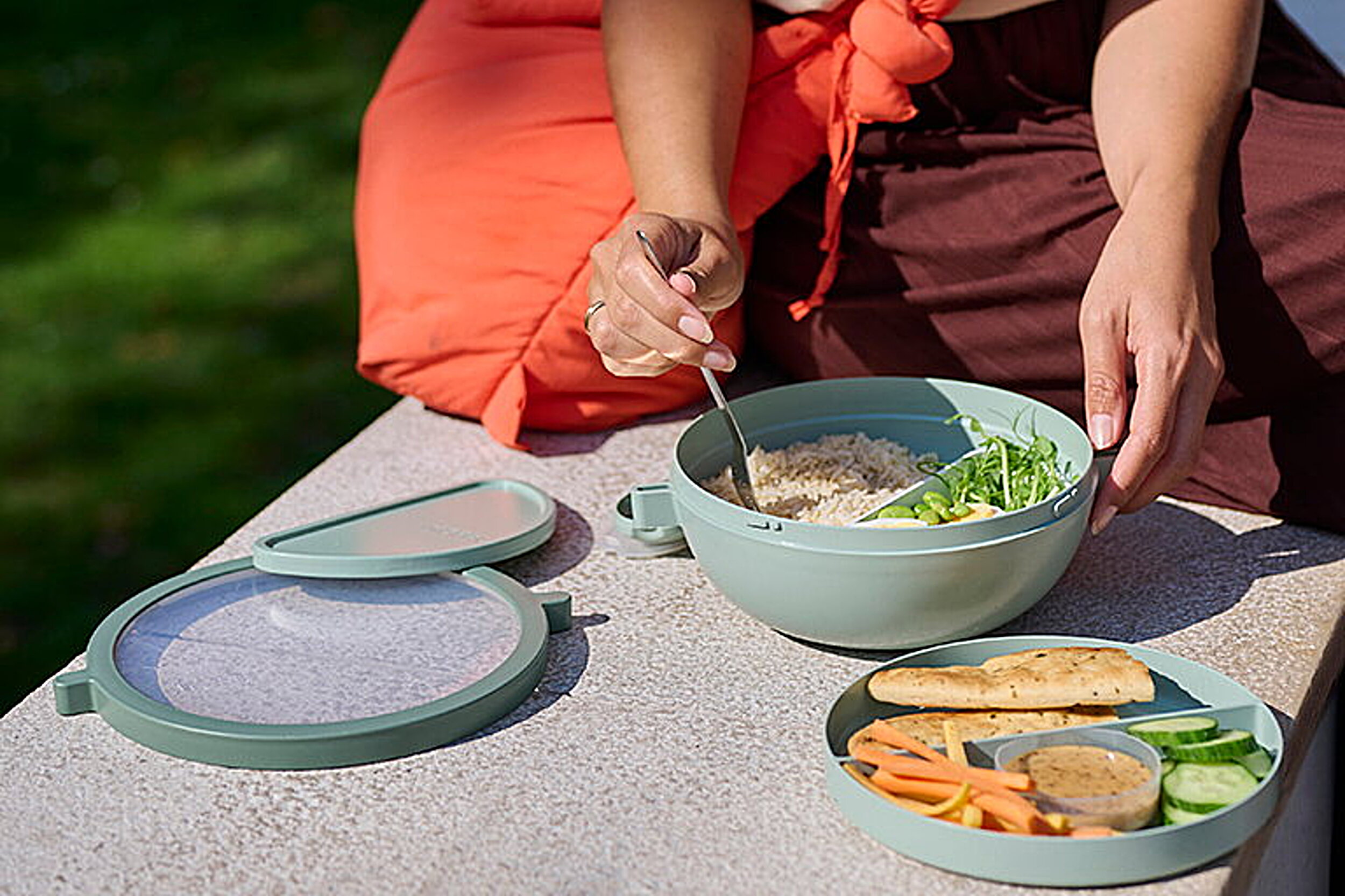 Mepal Vita Bento lunchbowl - Red