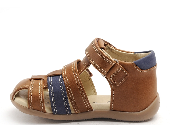 Kickers nu pieds bebe bipod marron