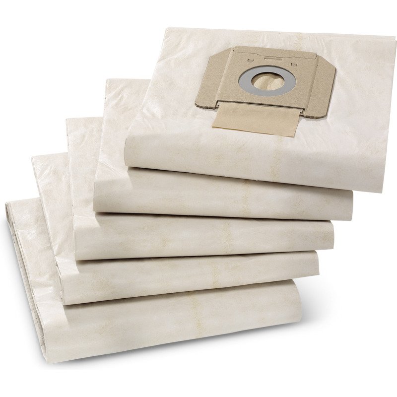 Kärcher - Sacs  filtrants papier, 5 Pièce(s), NT 48, NT 65, NT 70, NT 72, NT 75, NT 80, WET VAC