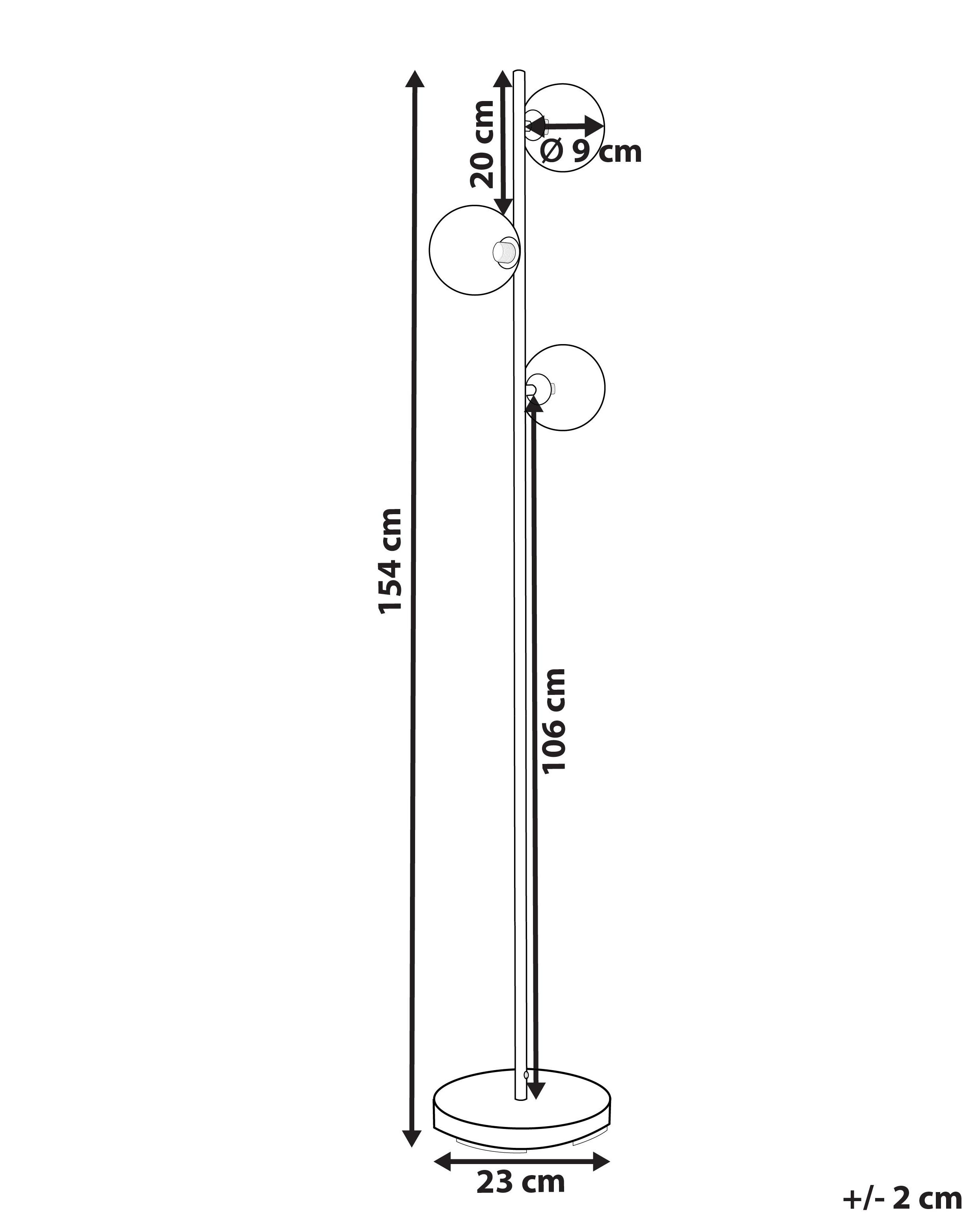 Staande lamp RAMIS Metaal Zilver