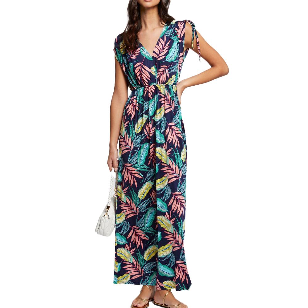 Morgan Robe Noire/Rose/Vert Femme Robe Morgan Rinisa