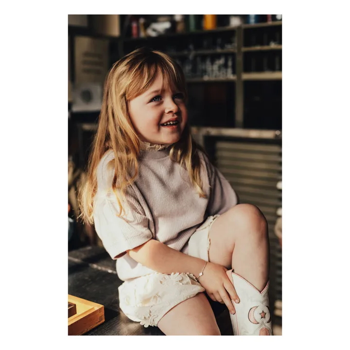 Baje Studio Robe Mesi Brodée | Lilas