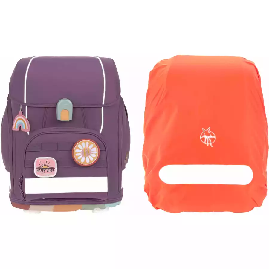 LÄSSIG Schulranzen-Set 7-tlg. Boxy Unique purple