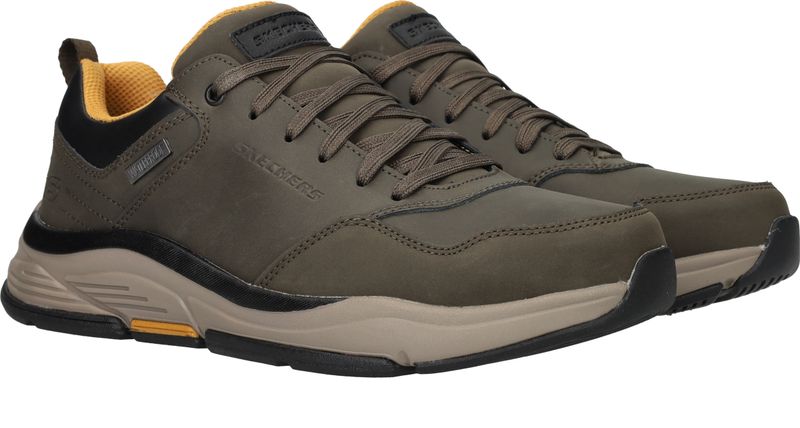 Skechers Relaxed Fit Benago Hombre Waterproof Wandelschoenen Groen Heren