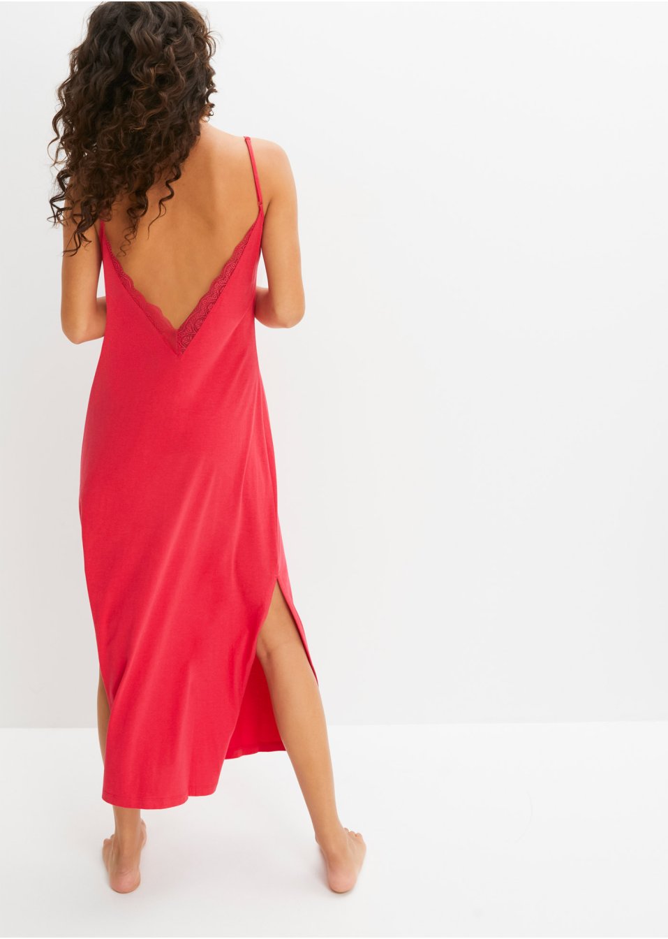 Nuisette avec viscose et application dentelle