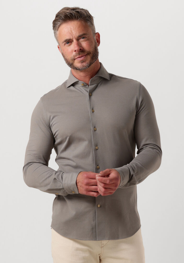 PROFUOMO groene profuomo casual overhemd shirt x-cutaway sc sf