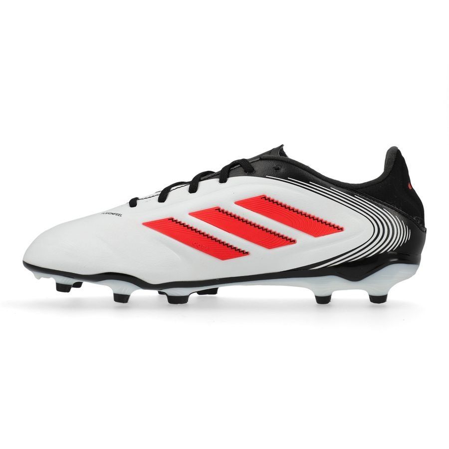 adidas Copa Pure League III FG/AG Pure Victory - Blanc/Lucid Red/Noir Enfant