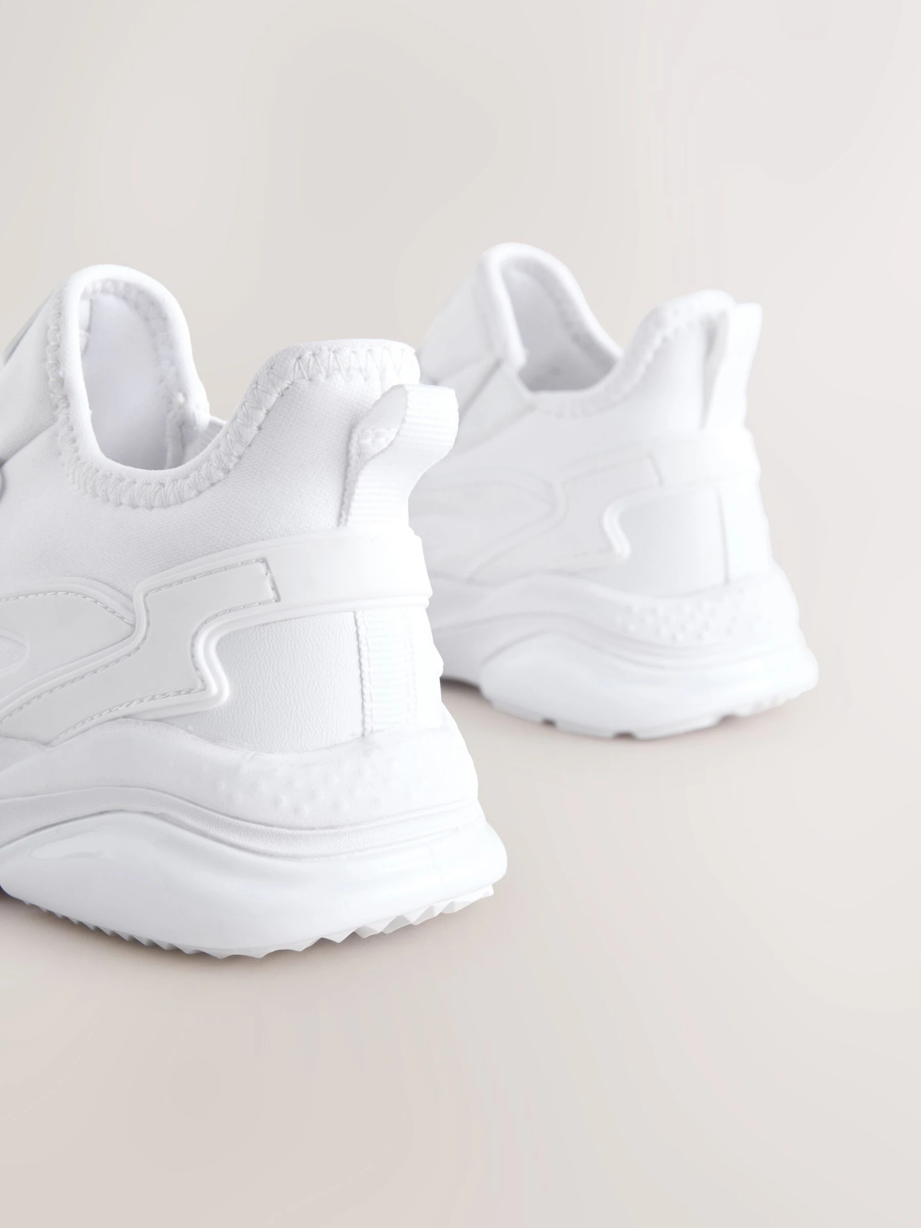 Wit - Elastische sportschoenen