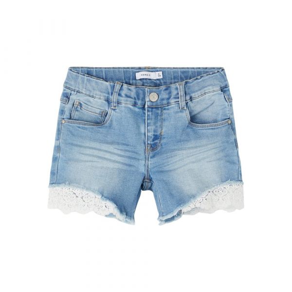 Name It Salli Taha 2629 Denim Shorts Azul 110 cm