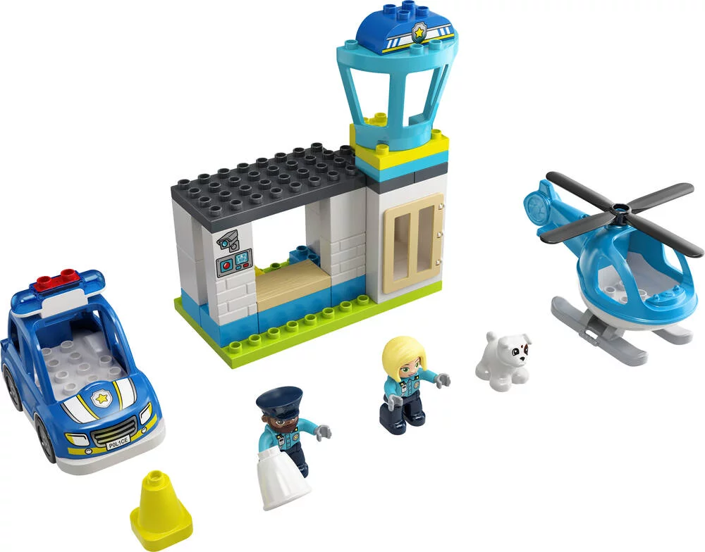 LEGO®DUPLO®MA VILLE 10959 - LE COMMISSARIAT ET L’HELICOPTERE DE LA POLICE