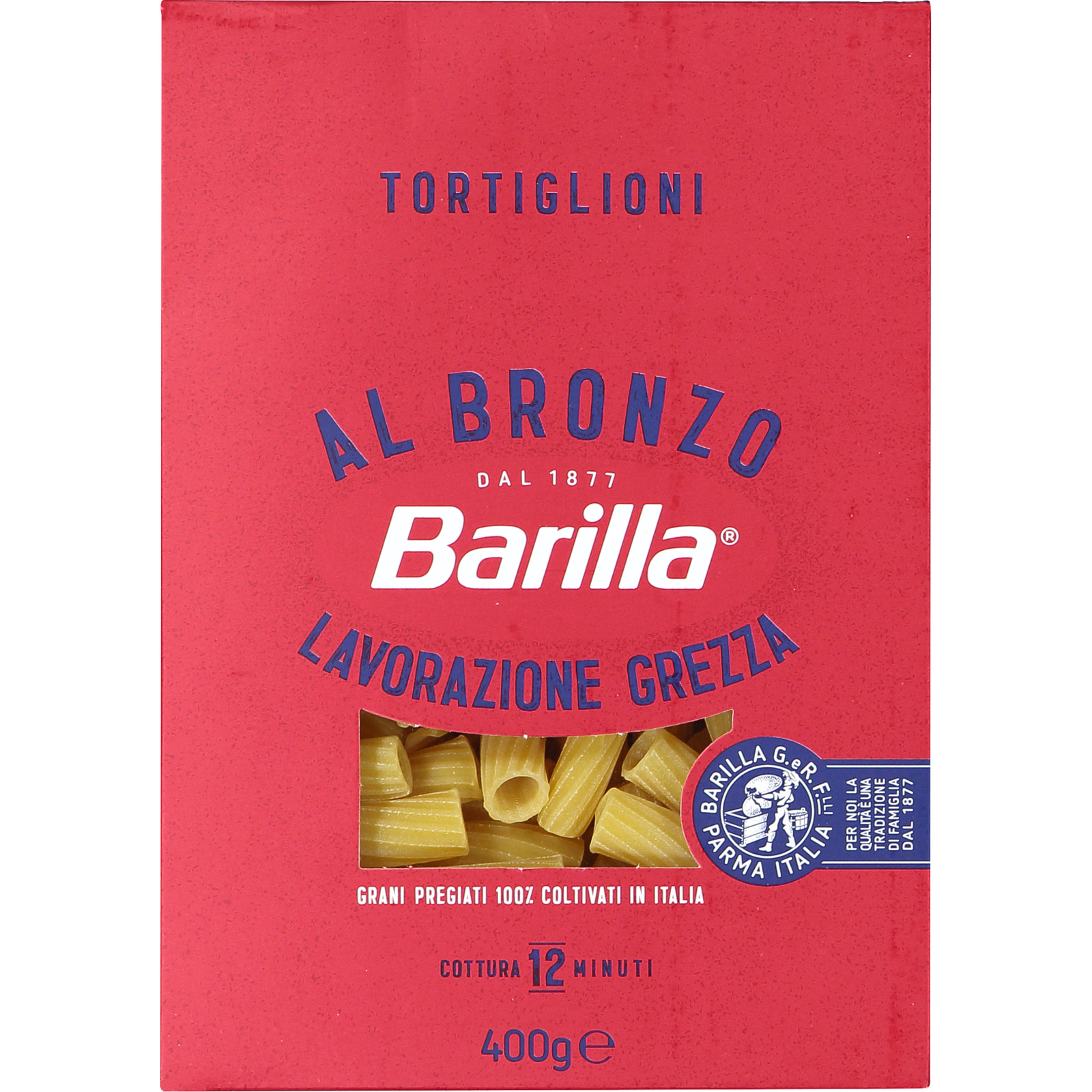 Barilla al Bronzo Tortiglioni 400 g